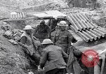 Image of British soldiers in bomb crater France, 1918, second 47 stock footage video 65675027224
