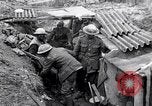 Image of British soldiers in bomb crater France, 1918, second 49 stock footage video 65675027224
