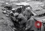 Image of British soldiers in bomb crater France, 1918, second 51 stock footage video 65675027224