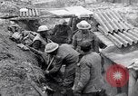 Image of British soldiers in bomb crater France, 1918, second 52 stock footage video 65675027224