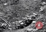 Image of British soldiers in bomb crater France, 1918, second 54 stock footage video 65675027224