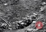 Image of British soldiers in bomb crater France, 1918, second 55 stock footage video 65675027224