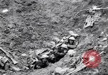 Image of British soldiers in bomb crater France, 1918, second 58 stock footage video 65675027224