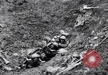 Image of British soldiers in bomb crater France, 1918, second 61 stock footage video 65675027224