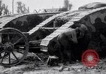 Image of British Mark I (male) tanks France, 1916, second 7 stock footage video 65675027226