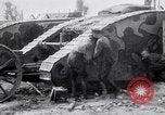 Image of British Mark I (male) tanks France, 1916, second 9 stock footage video 65675027226
