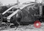 Image of British Mark I (male) tanks France, 1916, second 10 stock footage video 65675027226