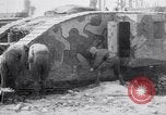 Image of British Mark I (male) tanks France, 1916, second 14 stock footage video 65675027226