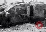 Image of British Mark I (male) tanks France, 1916, second 15 stock footage video 65675027226