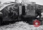 Image of British Mark I (male) tanks France, 1916, second 17 stock footage video 65675027226