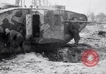 Image of British Mark I (male) tanks France, 1916, second 21 stock footage video 65675027226