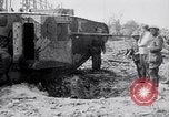 Image of British Mark I (male) tanks France, 1916, second 24 stock footage video 65675027226