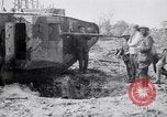 Image of British Mark I (male) tanks France, 1916, second 25 stock footage video 65675027226