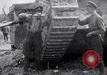 Image of British Mark I (male) tanks France, 1916, second 36 stock footage video 65675027226