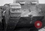 Image of British Mark I (male) tanks France, 1916, second 42 stock footage video 65675027226