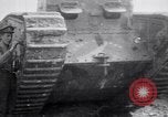 Image of British Mark I (male) tanks France, 1916, second 43 stock footage video 65675027226