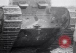 Image of British Mark I (male) tanks France, 1916, second 45 stock footage video 65675027226