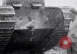 Image of British Mark I (male) tanks France, 1916, second 47 stock footage video 65675027226
