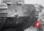 Image of British Mark I (male) tanks France, 1916, second 48 stock footage video 65675027226