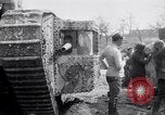 Image of British Mark I (male) tanks France, 1916, second 55 stock footage video 65675027226