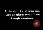 Image of Aerial views from British airplane Europe, 1918, second 1 stock footage video 65675027228