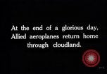 Image of Aerial views from British airplane Europe, 1918, second 4 stock footage video 65675027228