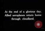 Image of Aerial views from British airplane Europe, 1918, second 5 stock footage video 65675027228