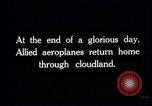 Image of Aerial views from British airplane Europe, 1918, second 7 stock footage video 65675027228