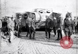 Image of British Mk I tank Arras France, 1917, second 10 stock footage video 65675027231