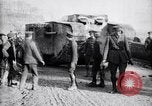 Image of British Mk I tank Arras France, 1917, second 16 stock footage video 65675027231