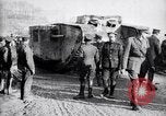 Image of British Mk I tank Arras France, 1917, second 17 stock footage video 65675027231