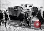 Image of British Mk I tank Arras France, 1917, second 18 stock footage video 65675027231