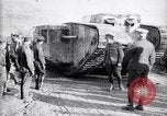 Image of British Mk I tank Arras France, 1917, second 22 stock footage video 65675027231