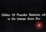 Image of Hidden battery of British 18 pounder guns France, 1916, second 3 stock footage video 65675027232