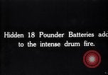 Image of Hidden battery of British 18 pounder guns France, 1916, second 6 stock footage video 65675027232