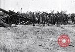 Image of Hidden battery of British 18 pounder guns France, 1916, second 30 stock footage video 65675027232