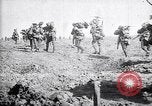 Image of British infantry move out of trenches France, 1917, second 39 stock footage video 65675027237