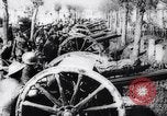 Image of British artillery rushed to the front France, 1917, second 57 stock footage video 65675027254