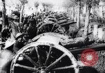 Image of British artillery rushed to the front France, 1917, second 61 stock footage video 65675027254