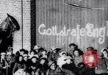 Image of British troops smiling beneath German sign in World War 1 France, 1917, second 7 stock footage video 65675027260