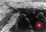 Image of British Army troops in a trench France, 1918, second 7 stock footage video 65675027267