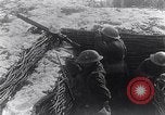 Image of British Army troops in a trench France, 1918, second 9 stock footage video 65675027267