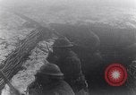 Image of British Army troops in a trench France, 1918, second 20 stock footage video 65675027267