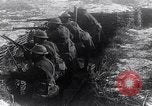 Image of British soldiers in a trench on the Western Front France, 1918, second 10 stock footage video 65675027271