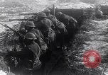 Image of British soldiers in a trench on the Western Front France, 1918, second 12 stock footage video 65675027271