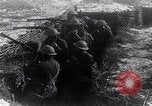 Image of British soldiers in a trench on the Western Front France, 1918, second 19 stock footage video 65675027271