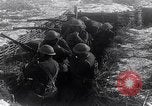 Image of British soldiers in a trench on the Western Front France, 1918, second 20 stock footage video 65675027271