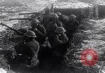 Image of British soldiers in a trench on the Western Front France, 1918, second 21 stock footage video 65675027271