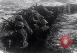Image of British soldiers in a trench on the Western Front France, 1918, second 27 stock footage video 65675027271