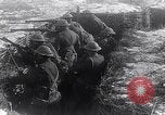 Image of British soldiers in a trench on the Western Front France, 1918, second 29 stock footage video 65675027271